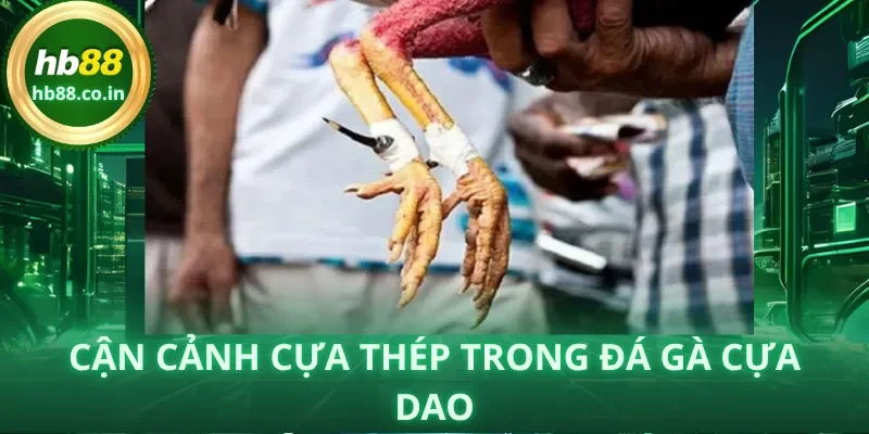 Cựa thép được gắn tiêu chuẩn, trọng lượng và độ dài theo quy chế từng trường đấu.
